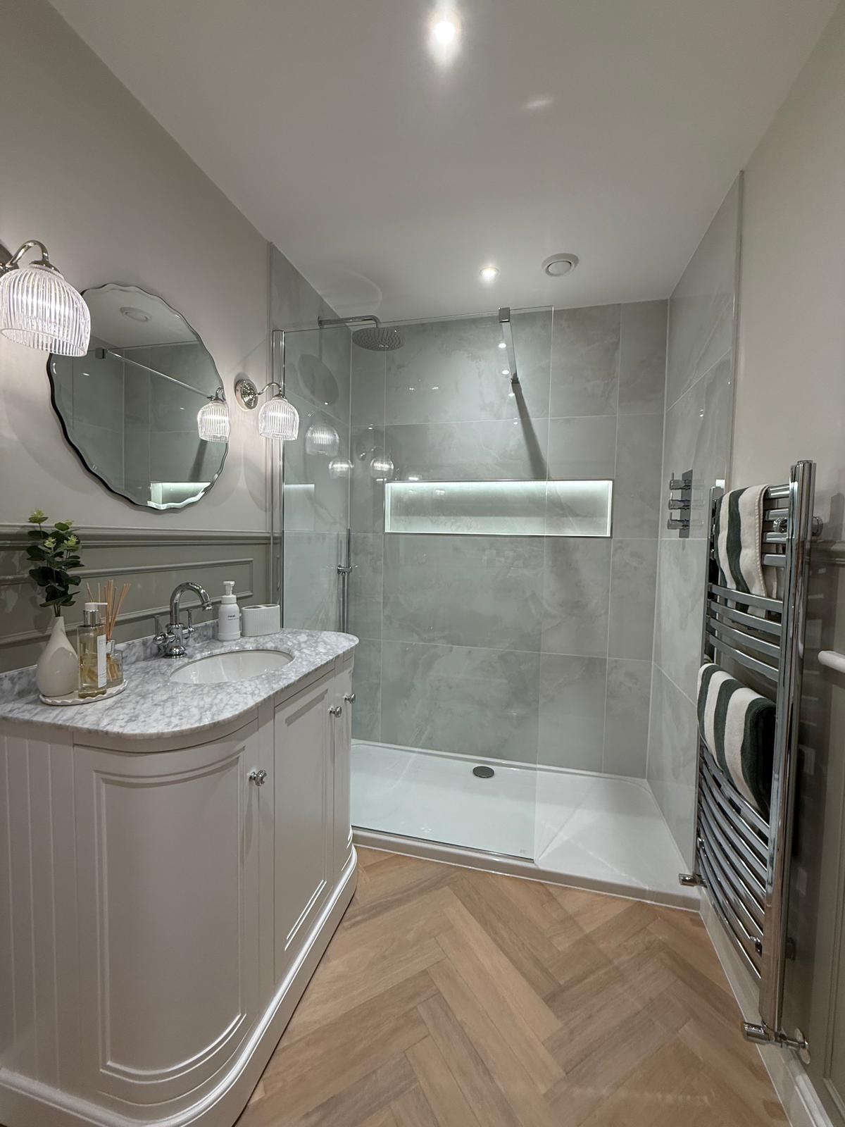 Completed classic bathroom refurbishment